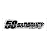 TJ Sansoucy | 2026 | Kiss-Cut Vinyl Decal - white matte