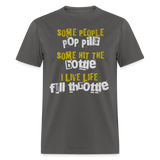 Live Life Full Throttle | FSR Merch | Adult Shirt - charcoal