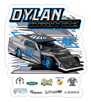 Dylan Krutke | 2025 | Kiss-Cut Vinyl Decal 2