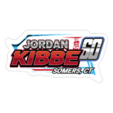 Jordan Kibbe | 2025 |  Kiss-Cut Vinyl Decal - white matte