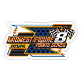Midwest Figure 8 | 2025 |  Kiss-Cut Vinyl Decal - white matte