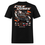 Cole Jones | 2025 | Adult T-Shirt - black