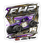 Adam Forster | 2025 |  Kiss-Cut Vinyl Decal 2 - white matte