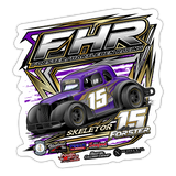 Adam Forster | 2025 |  Kiss-Cut Vinyl Decal 2 - white matte