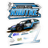 Dylan Krutke | 2026 | Kiss-Cut Vinyl Decal 2 - transparent glossy