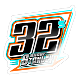 Shane Stanley | 2025 |  Kiss-Cut Vinyl Decal - white glossy