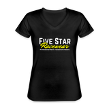 Five Star Racewear | Women's V-Neck T-Shirt - black