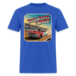 Vintage 76 | Stars Stripes & Speed | Adult T-Shirt - royal blue