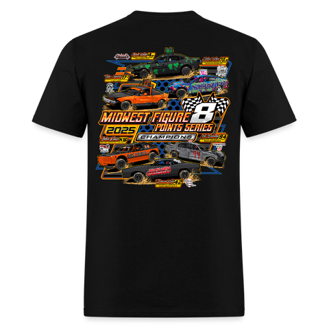 Midwest Figure 8 | 2025 | Adult T-Shirt - black