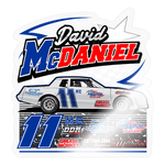David McDaniel | 2025 | Kiss-Cut Vinyl Decal 2 - transparent glossy