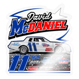 David McDaniel | 2025 | Kiss-Cut Vinyl Decal 2 - transparent glossy