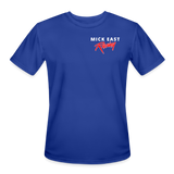 Mick East | 2025 | Men’s Moisture Wicking Performance T-Shirt - royal blue