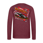 Brody Brandon | 2025 | Men's LS T-Shirt - heather burgundy
