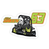Nick Green | 2026 | Kiss-Cut Vinyl Decal - white matte