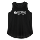 KEDRON | White Logo | Women's Relaxed Tank Top - black