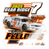 Tyler Fellows | 2026 | Kiss-Cut Vinyl Decal 2 - transparent glossy