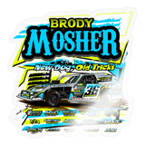 Brody Mosher | 2025 |  Kiss-Cut Vinyl Decal 2 - transparent glossy