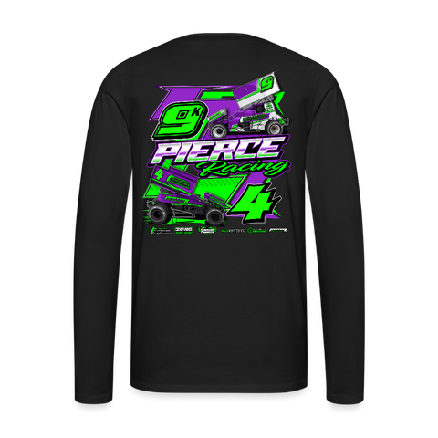 Pierce Racing | 2024 | Men's LS T-Shirt - black