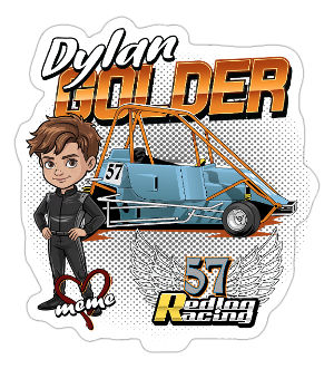 Dylan Golder | 2025 | Kiss-Cut Vinyl Decal 2