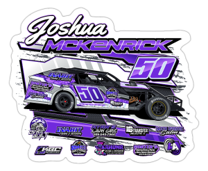 Joshua McKenrick | 2024 | Kiss-Cut Vinyl Decal 2