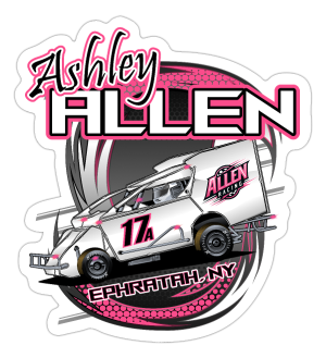 Allen Racing | 2024 | Kiss-Cut Vinyl Decal 2