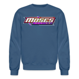 Moses Racing | 2026 | Adult Crewneck Sweatshirt - indigo blue