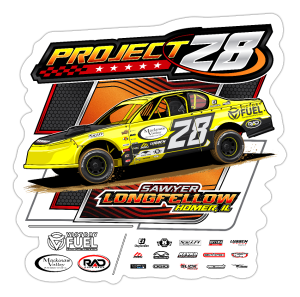 Osman Racing | Sawyer Longfellow | 2024 | Kiss-Cut Vinyl Decal