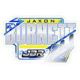 Jaxon Burnett | 2026 | Kiss-Cut Vinyl Decal - transparent glossy