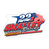 Smalley Racing | 2025 |  Kiss-Cut Vinyl Decal - white matte