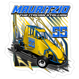 Mauritzio Martinelli | 2026 | Kiss-Cut Vinyl Decal 2 - white matte