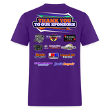 Pist-N-Broke Motorsports | 2025 | Adult T-Shirt - purple