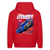 James Embry | Embry Racing | 2026 | Adult Hoodie - red