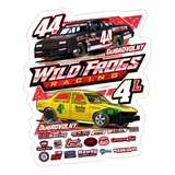 Wild Frogs Racing | 2025 |  Kiss-Cut Vinyl Decal 2 - white matte