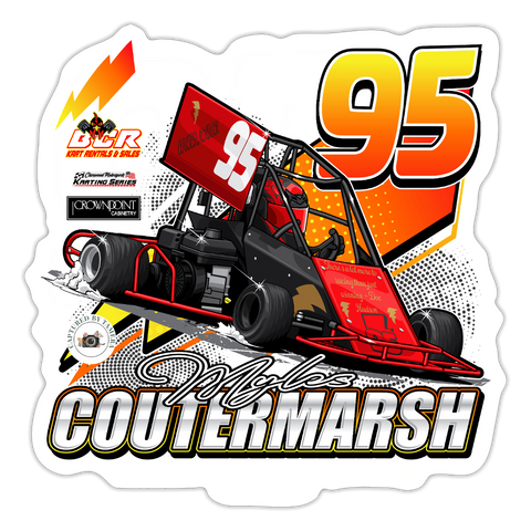 Myles Countermarsh | 2025 |  Kiss-Cut Vinyl Decal 2 - white matte