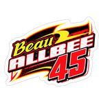 Beau Albee | 2025 |  Kiss-Cut Vinyl Decal - white matte