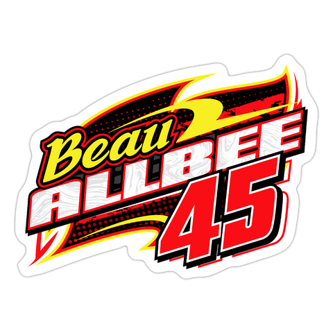 Beau Albee | 2025 |  Kiss-Cut Vinyl Decal - white matte