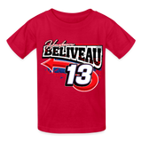 Hudson Beliveau | 2025 | Youth T-Shirt - red