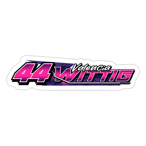 Valencia Wittig | 2025 |  Kiss-Cut Vinyl Decal - white matte