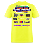 Pist-N-Broke Motorsports | 2025 | Adult T-Shirt - safety green