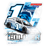 Jackson Collier | 2026 | Kiss-Cut Vinyl Decal 2 - transparent glossy