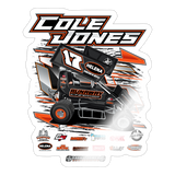 Cole Jones | 2025 |  Kiss-Cut Vinyl Decal 2 - white glossy