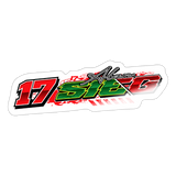 Alan Sieg | 2025 |  Kiss-Cut Vinyl Decal - white glossy