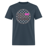 Born to Race Circle | Pink | Adult T-Shirt -  blue dusk