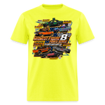 Midwest Figure 8 | 2025 | Adult T-Shirt (Front Only) - safety green