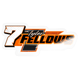 Tyler Fellows | 2026 | Kiss-Cut Vinyl Decal - transparent glossy