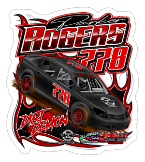 Parker Rogers | 2023 | Kiss-Cut Vinyl Decal 2