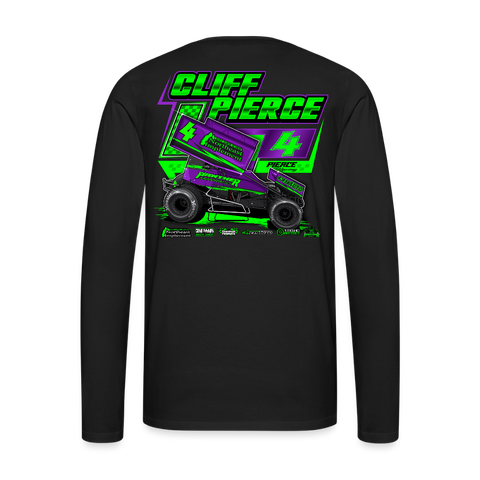 Cliff Pierce | 2024 | Men's LS T-Shirt - black
