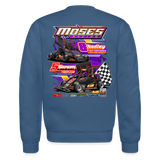 Moses Racing | 2026 | Adult Crewneck Sweatshirt - indigo blue