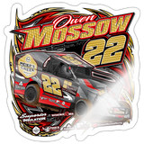 Owen Mossow | 2026 | Kiss-Cut Vinyl Decal 2 - white glossy