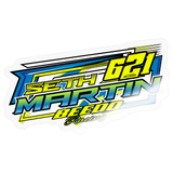 Seth Martin | 2026 | Kiss-Cut Vinyl Decal - transparent glossy